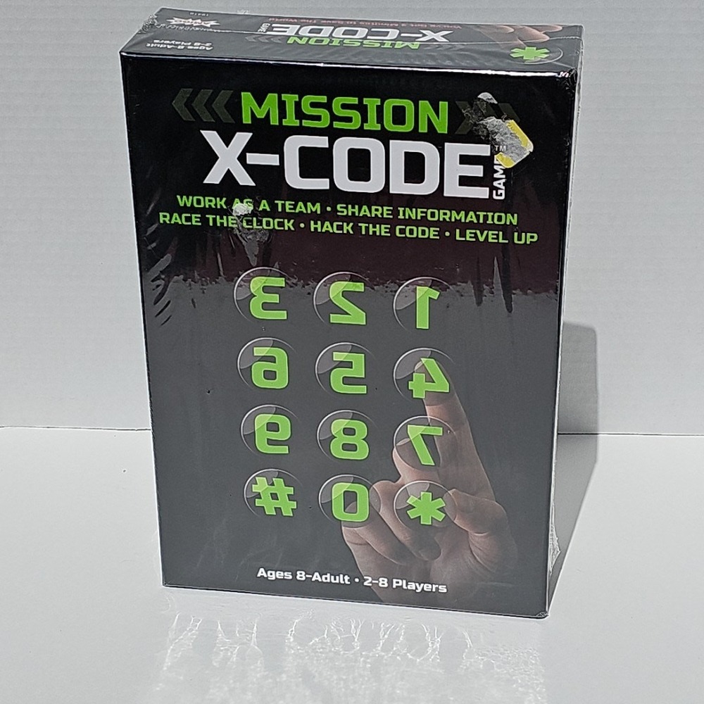 mission‎ x-code board game new in wrap for 2-8 players puzzle game for family
